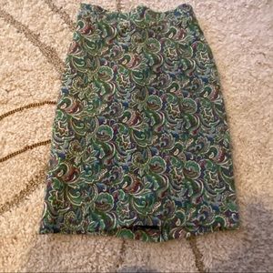 Anthropology knee-length skirt